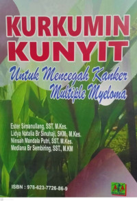 Kurkumin Kunyit untuk mencegah kanker multiple myeloma